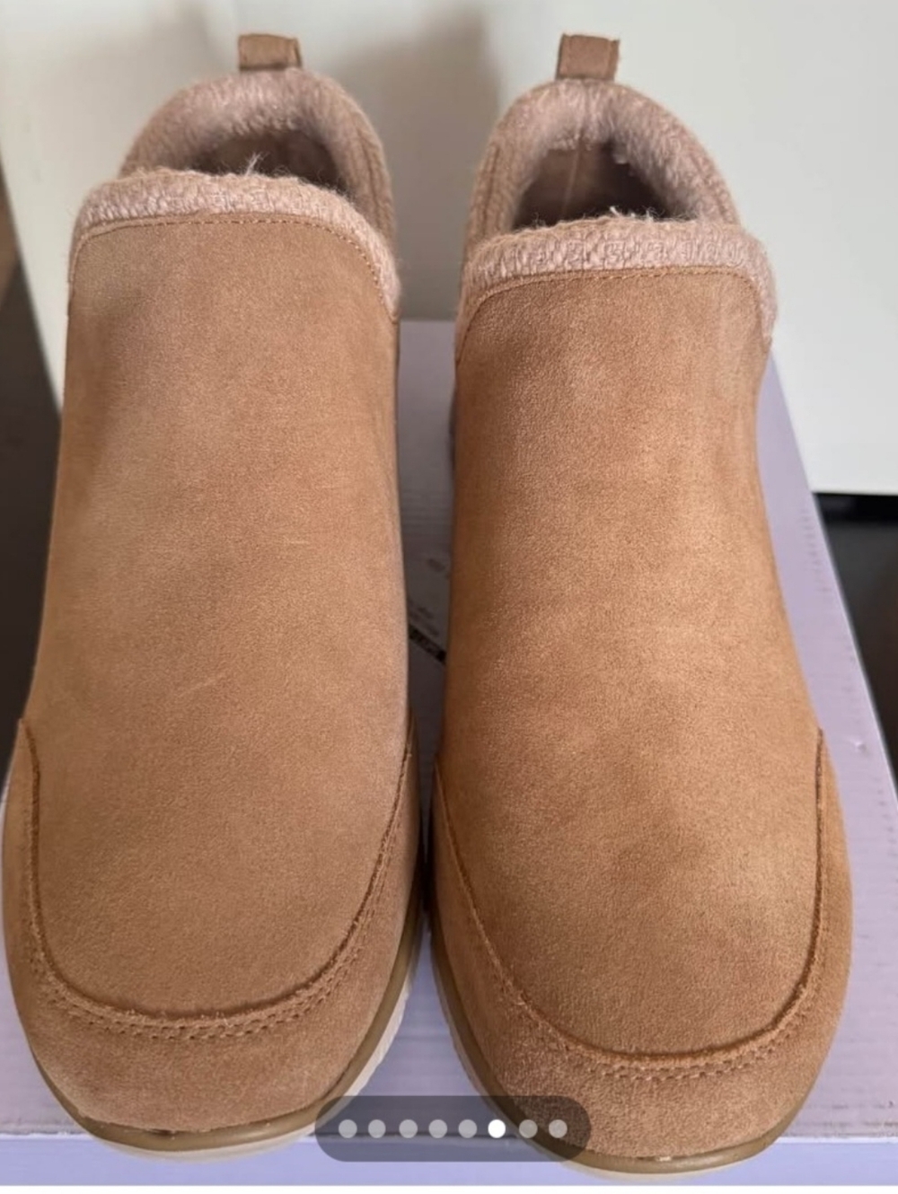 New-Comfy Skechers slip-ons. Has Air-Cooled Memory Foam and Relaxed Fit-size 11 - Picture 5 of 8